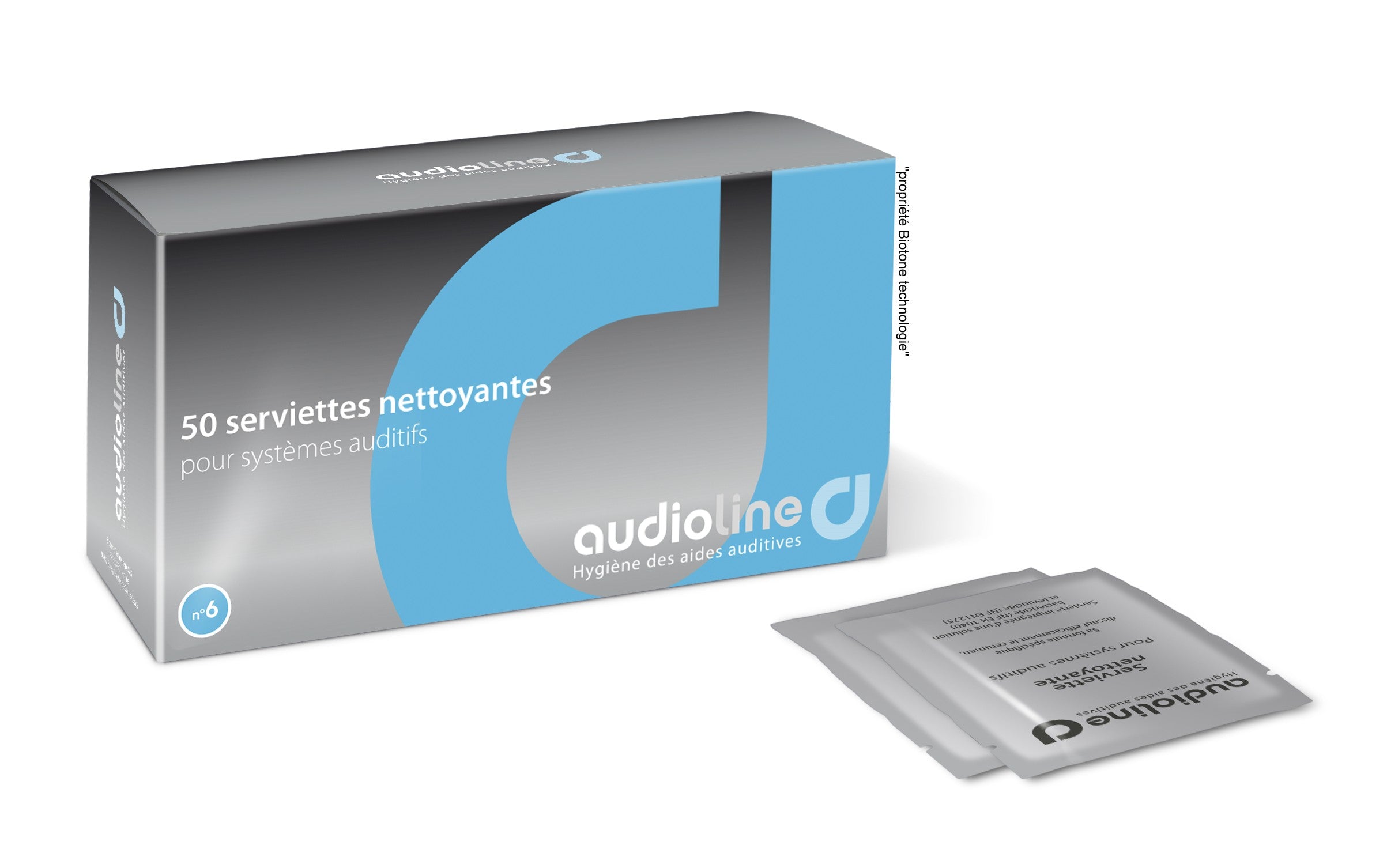 Serviettes nettoyantes appareils auditifs - Audiologic