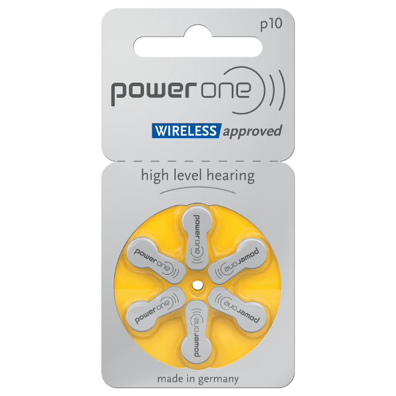 Piles auditives Powerone 0% mercure 10